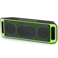 Load image into Gallery viewer, K812 Portable Bluetooth V2.1 Stereo Speaker with Built-in FM Radio,Microphone, TF Card AUX Slot
