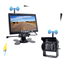 Load image into Gallery viewer, 7 Inch Monitor & Wireless Rear View Back up Camera Night Vision System