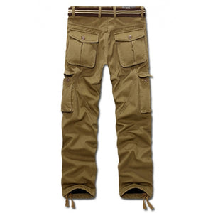Loose Fit Cargo, Multi-pocket, Fleece Insulated Casual/Work Pants