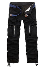 Load image into Gallery viewer, Loose Fit Cargo, Multi-pocket, Fleece Insulated Casual/Work Pants