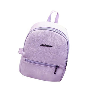 Mochilas Womens Backpack Solid Color