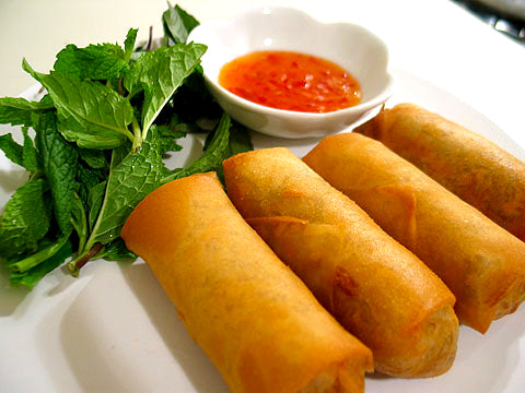 Egg Roll Party Plate