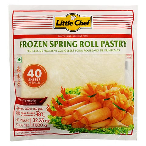 Little Chef Spring Roll Pastry (Eggroll wraps)