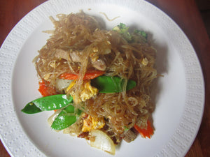 Pad WoonSen Pan Fried Vermicelli Noodles