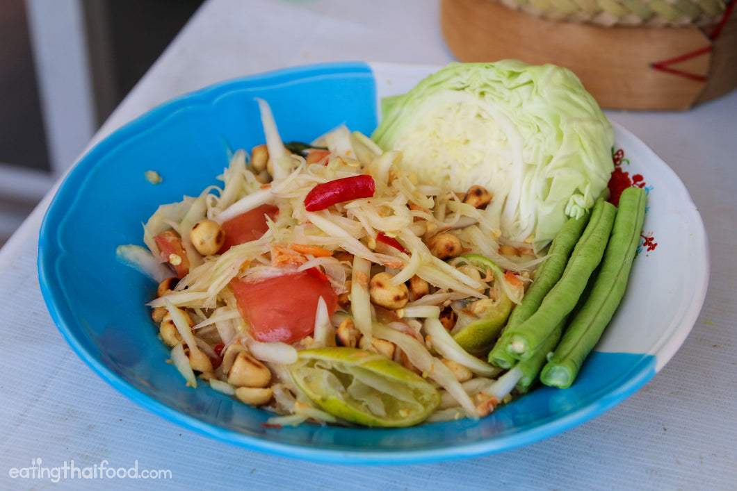 Papaya Salad - Som Tam Party Plate