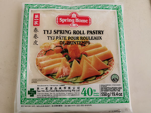 Spring Home TYJ Spring Roll Pastry Sheets, 25 ct / 12 oz - Kroger
