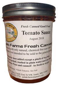 Palaki Farms Tomato Sauce