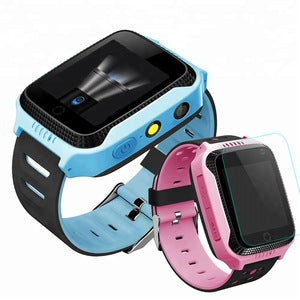Y21 LBS Kids Tracker Watch Kids Smart Watch with Camera Flash Light Touch Screen SOS Call Location Finder for Child