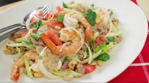 Yum Woosen Noodle Salad Party Plate