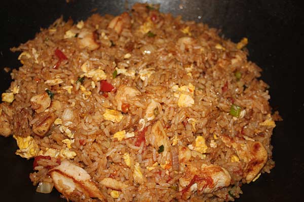 Brown Fried Rice Vegetarian/Chicken/Pork/Shrimp Party Plate