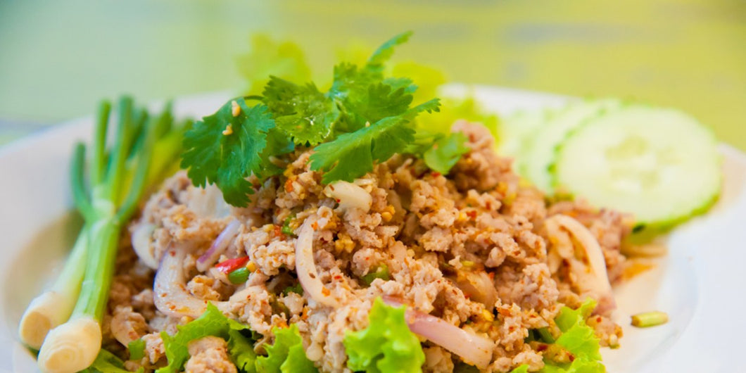 Larb Ground Meat Salad Party Plate