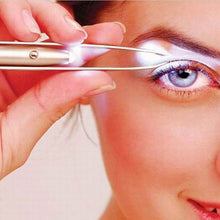 Load image into Gallery viewer, Eyebrow Hair Removal Tweezer with LED Light