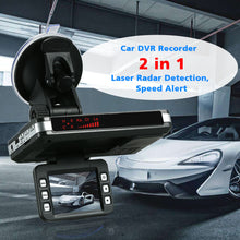 Load image into Gallery viewer, Anti Radar Detector Car DVR 2 in 1 720P Dash Cam Radar Speed Detector with Full Band Mute Button, Loop, G-Sensor