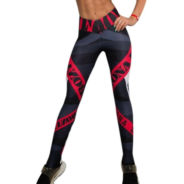 Digital Printed Womens Sport Yoga Pants