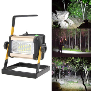 50W 36LED Rechargeable Work Light 3-Mode Click Switch Outdoor Light