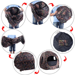 Portable Pop up Ground Camo Hunting Blind Enclosure