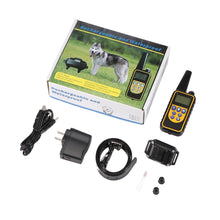 Load image into Gallery viewer, 800M Remote Control Pet Dog Training Collar With 99 Levels of Vibrating &amp; Shock with Sound / Light Mode Waterproof IP68 Rechargeable LCD Electric Remote Training Shock Collar US Plug