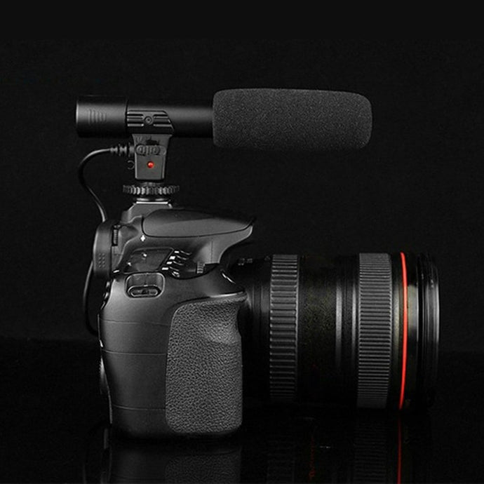 3.5mm Studio Digital Video DV Camera Stereo Michrophone